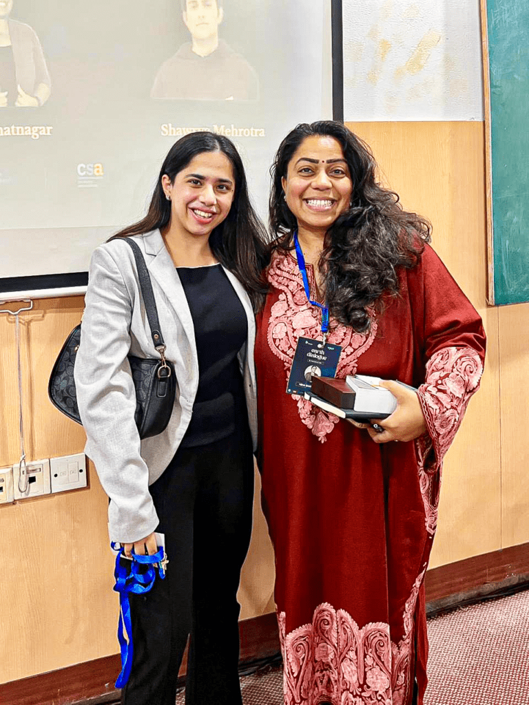 Asia Regional Representative, Ms. Palakh Khanna with one of the distinguished speakers social summit 2026 1
