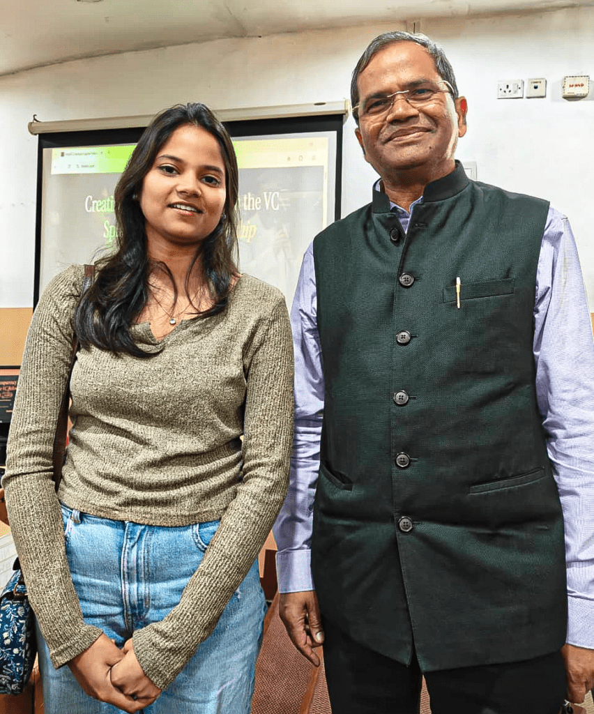 Special Interest Groups Rep. Ms. Sanskriti Rawat with Mr. Suresh Yadav social summit 2026 5