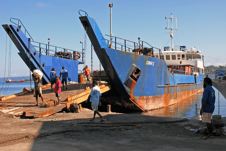 The CSA Stands With Vanuatu Following Ferry Tragedy Inter-island ferries similar to the one pictured are a major means of transportation between Vanuatu's many islands (Wikipedia: Phillip Capper, file photo)